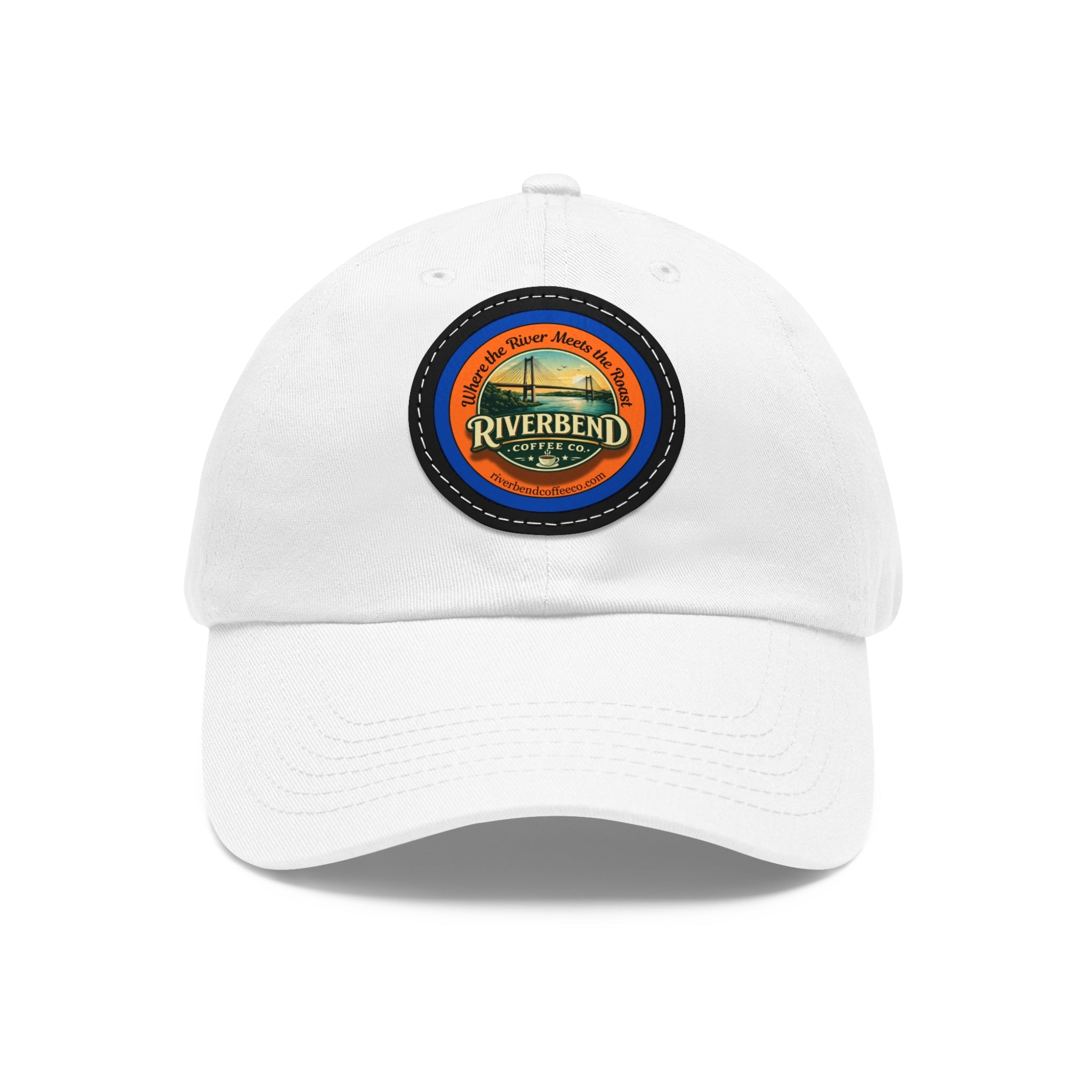 Riverbend Coffee Co. Leather Patch Hat